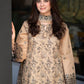 Dhanak-3PC Embroidered Shirt with Chiffon Embroidered Dupatta-3397