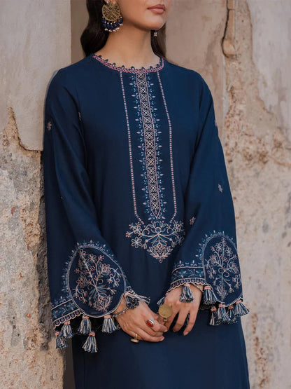Lawn-3PC Embroidered Shirt With Digital Printed Jauqard Dupatta-5054 - QQ
