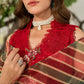 MUSHQ 3PC Chikankari Embroidered With Digital Printed Organza Dupatta-111