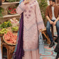 Dhanak-3PC Embroidered Shirt with Digital Printed Wool Shawl-3245