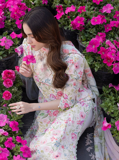 KHADDAR-3PC WITH KHADDAR PRINTED SHIRT & TROUSER-926 - QQ