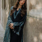 Dhanak-3PC Embroidered Shirt with Digital Printed Wool Shawl - 3552