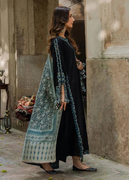 Lawn-3PC Embroidered Shirt With Digital Printed Jauqard Dupatta-5048 - QQ