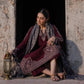 Dhanak-3PC Embroidered Shirt with Digital Printed Wool Shawl - 3537