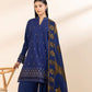Sapphire Lawn-3PC Embroidered With  Digital Printed  Dupatta- 1001