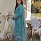 Dhanak-3PC Embroidered Shirt with Chiffon Embroidered Dupatta-3276