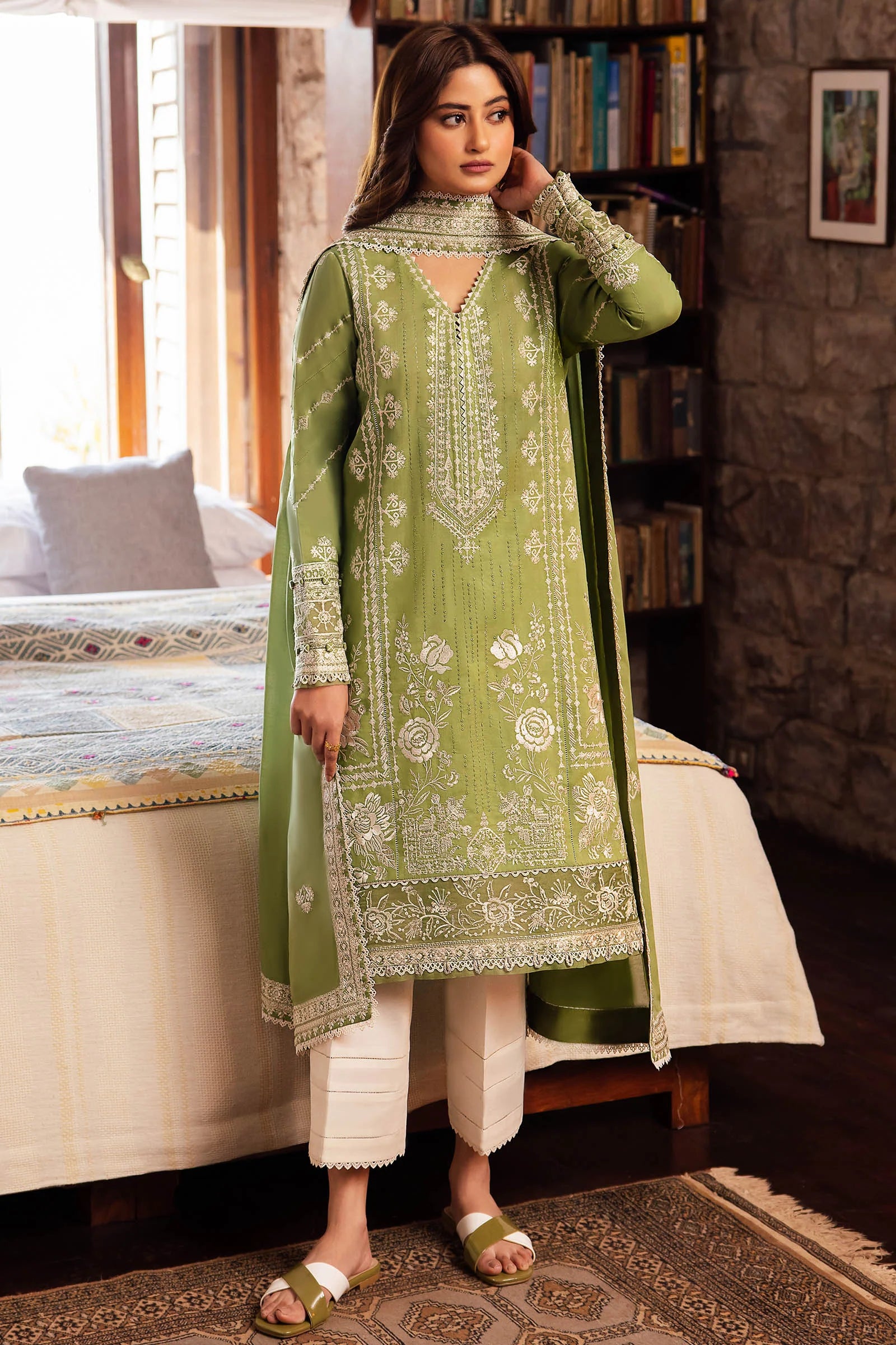 3 Piece Embroidered Lawn