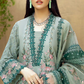 Dhanak-3PC Embroidered Shirt with Organza Embroidered Dupatta- 3292