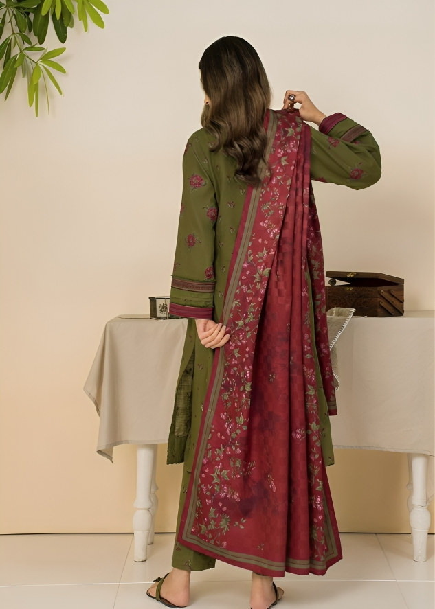 Dhanak 3PC Embroidered Q0315