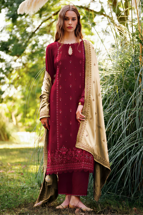 Dhanak 3PC Embroidered-QQ620