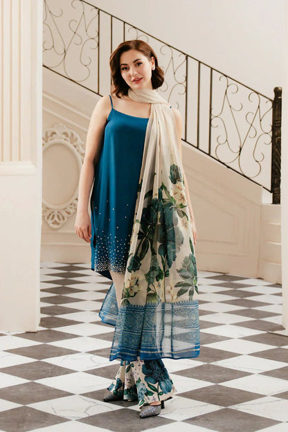 LULUSAR Silk 3PC Digital Printed-869 - QQ