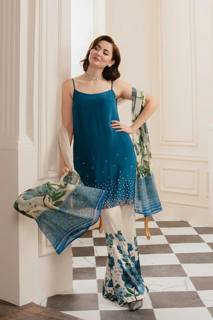 LULUSAR Silk 3PC Digital Printed-869 - QQ