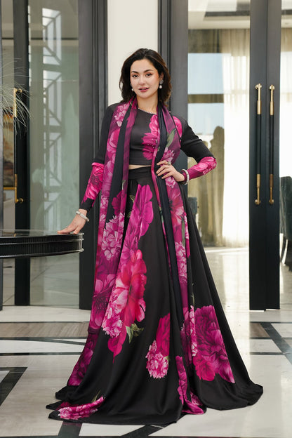 LULUSAR Silk 3PC Digital Printed-871 - QQ
