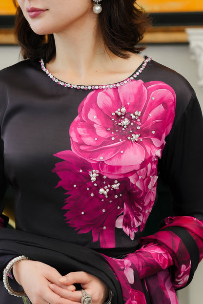 LULUSAR Silk 3PC Digital Printed-871 - QQ