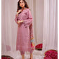 Lawn 3PC Embroidered With Digital Printed Jacquard Dupatta - 5125