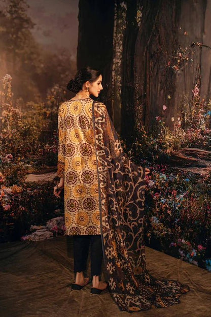NISHAT 3PC Lawn Printed With Printed Voile Dupatta-754 - QQ