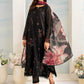 Lawn-3PC Embroidered with Digital Printed Jacquard Dupatta-5074