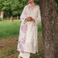 Lawn-3PC Embroidered With Digital Printed Jacquard Dupatta-5158