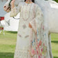 Lawn-3PC Chikankari Embroidered With Digital Printed Jacquard Dupatta-5202