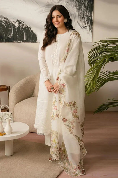 3 PIECE EMBROIDERED LAWN SUIT SS-456 L - QQ