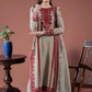 Lawn 3PC Embroidered Shirt with Organza Embroidered Dupatta-1211