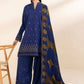 Sapphire Lawn-3PC Embroidered With  Digital Printed  Dupatta- 1001