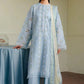 Lawn-3PC Embroidered Shirt with Digital Printed Jacquard Dupatta-1308