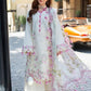 Lawn-3PC Chikakari Embroidered Shirt With Chiffon Printed Dupatta-5308
