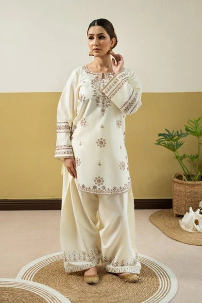 Lawn-2PC Embroidered Suit-5333 - QQ