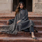 Lawn-3PC Embroidered with Digital Printed Jacquard Dupatta-5050