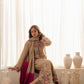 Lawn-3PC Embroidered Shirt with Chiffon Tie Dye Dupatta- 5105