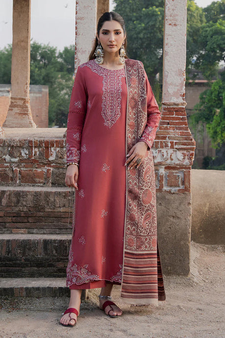 Lawn-3PC Embroidered Shirt with Digital Printed Jacquard Dupatta-5053