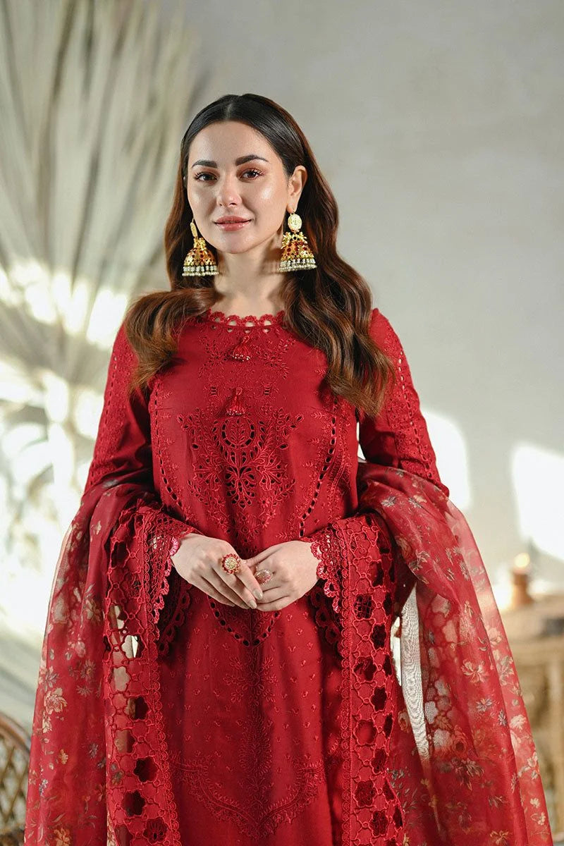3 Piece Embroidered Lawn MB-2505