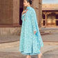 Bareeze Linen 3PC Embroidered With Chiffon Embroidered Dupatta-674