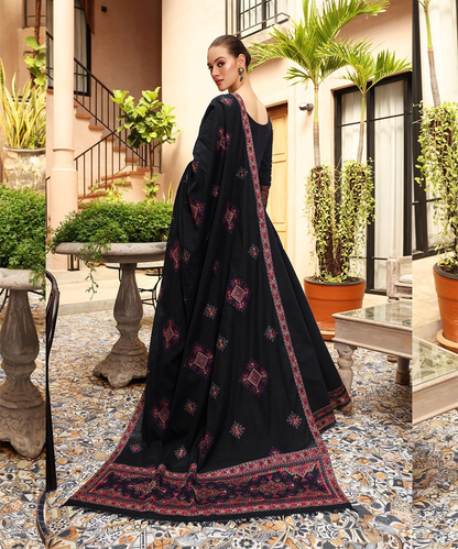 Bareeze Dhanak 3PC Embroidered With Dhanak Shawl Embroidered-132 - QQ