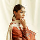 ZARA SHAHJAHAN 3PC Dhanak Embroidered Shirt With Digital Printed Shawl-280