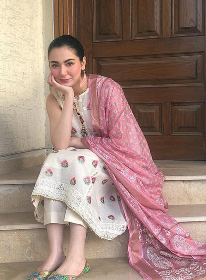 KHADDAR-3PC WITH KHADDAR PRINTED SHIRT & TROUSER-922 - QQ