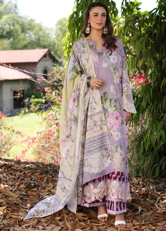 Elaf 3 Piece Embroidered Lawn Q631