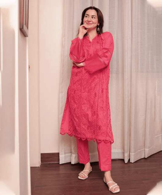 BIARA BY HANA Dhanak 2PC Embroidered - 696 - QQ