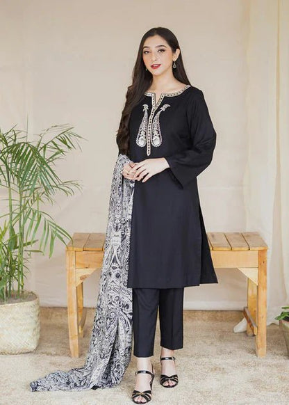 Assling Dhanak 3PC Embroidered AS-20 - QQ