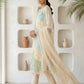 Lawn-3PC Chikankari Embroidered Shirt With Silk Printed Dupatta-5272