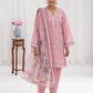 Lawn-3PC Chikankari Embroidered With Digital Printed Jacquard Dupatta-5159