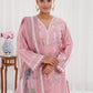 Lawn-3PC Chikankari Embroidered With Digital Printed Jacquard Dupatta-5159