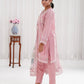 Lawn-3PC Chikankari Embroidered With Digital Printed Jacquard Dupatta-5159
