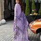 Lawn-3PC Chikankari Embroidered With Digital Printed Jacquard Dupatta-5246