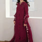 Lawn-3PC Chikankari Embroidered With Organza Embroidered Dupatta-5219