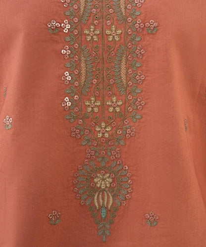 Lawn 3PC Embroidered Shirt with Digital Printed Jacquard Dupatta-5194 - QQ