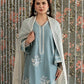 Lawn-3PC Embroidered Shirt With Khadi Net Embroidered Dupatta-5313
