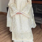 Lawn-3PC Embroidered Shirt With Organza Embroidered Dupatta-5307