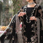 Lawn-3PC Embroidered With Organza Embroidered Dupatta-5311